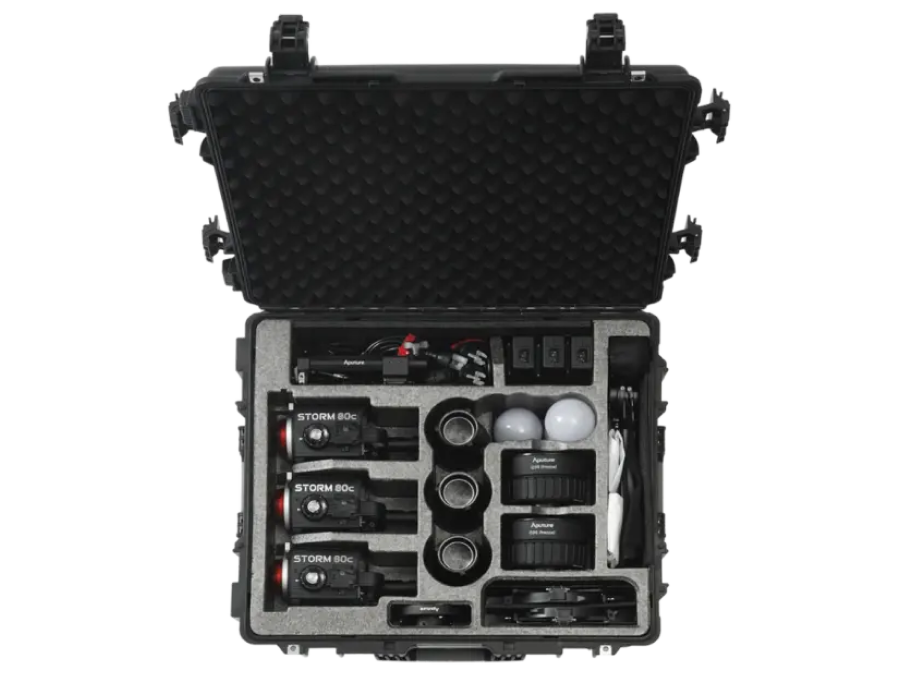 Aputure Storm  80c 3-light kit