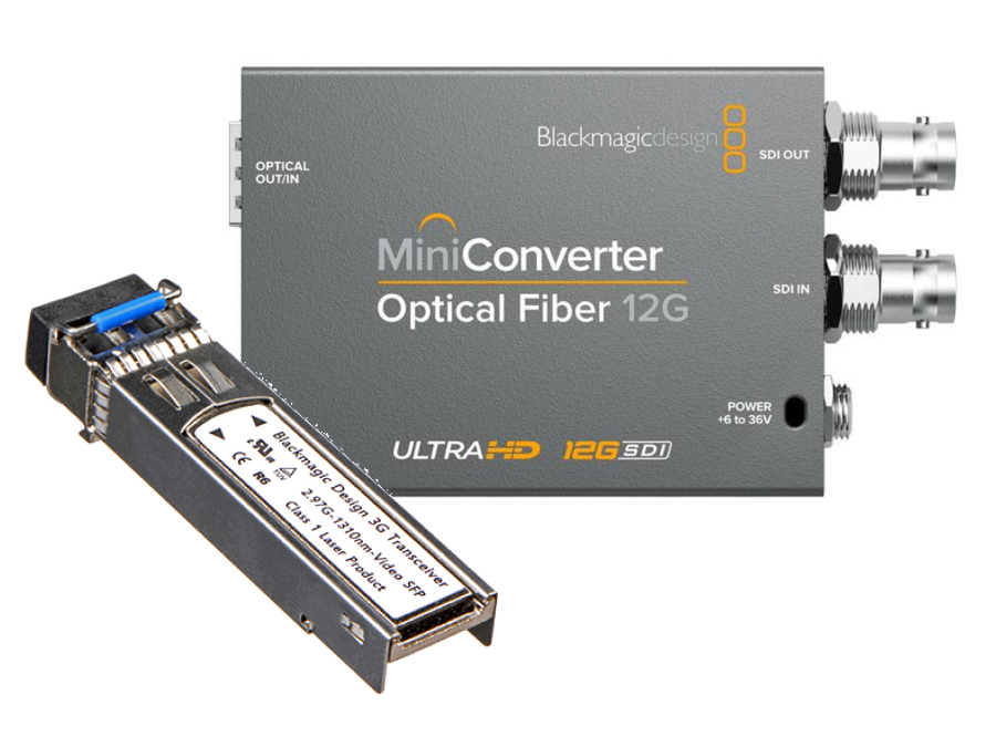 Blackmagic Mini Converter Optical Fiber 12G (3G transceiver)