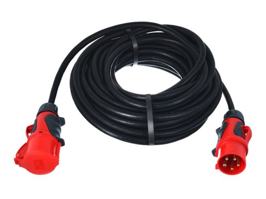 Stairville 32A CEE (rood) verlengkabel 20 meter (5x6mm²)