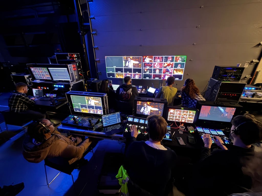 Prerecorded live broadcast playout in the control room