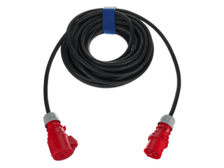 16A CEE (rood) verlengkabel 20m (5x1,5²)