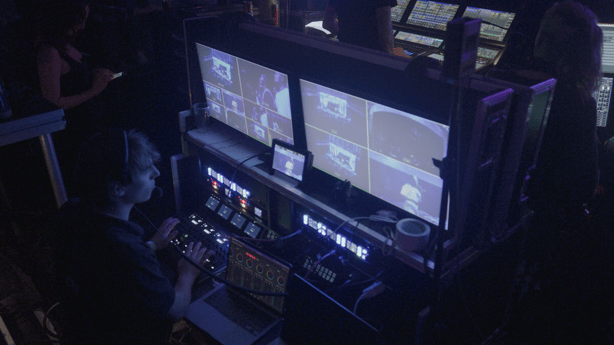 Editing and playout of a prerecorded live broadcast in the Stream My Event studio