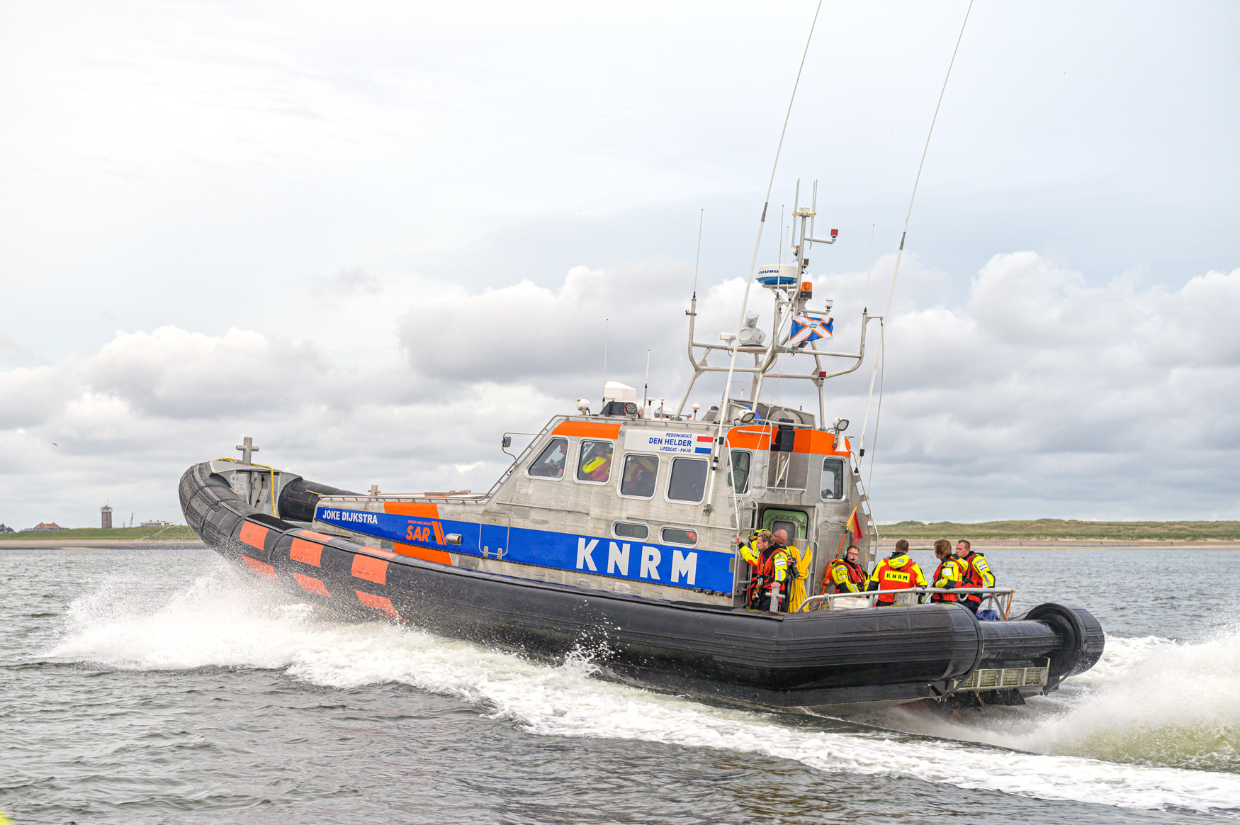 One of the KNRM boats