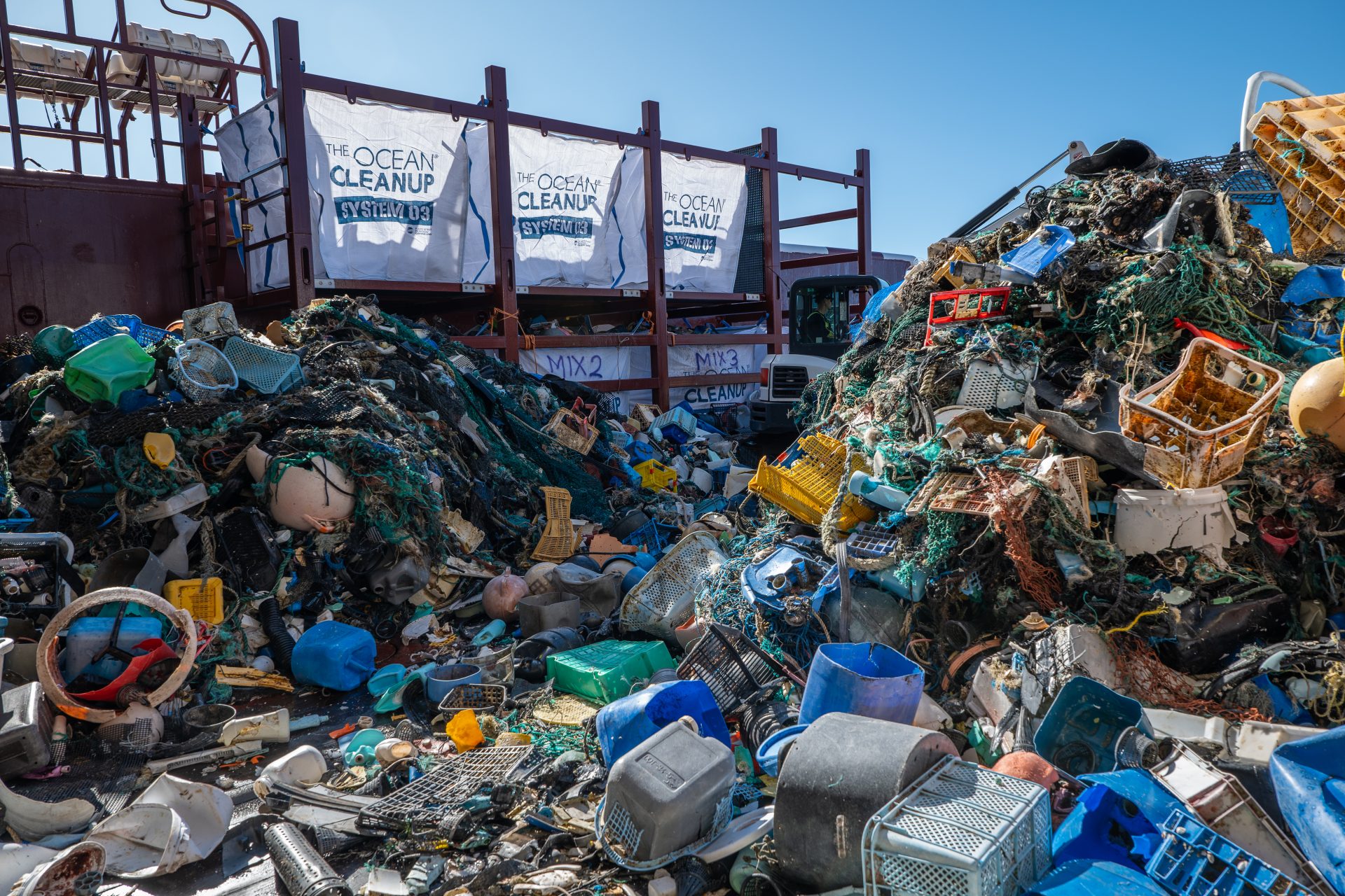 A succesful catch from the Great Pacific Garbage Patch